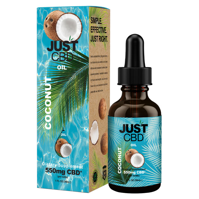 Tintura de aceite de CBD de coco / CBD Oil Tincture Coconut550 mg