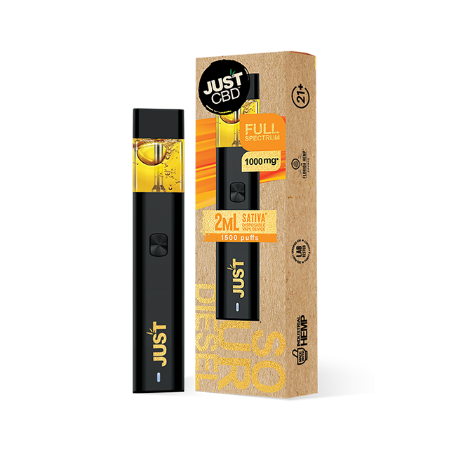 CBD VAPES / CBD Disposable Sour Diesel Sativa1000 mg