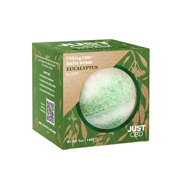 Jabón para ducha aroma eucalipto / CBD Eucalyptus Bath Bomb 150 mg